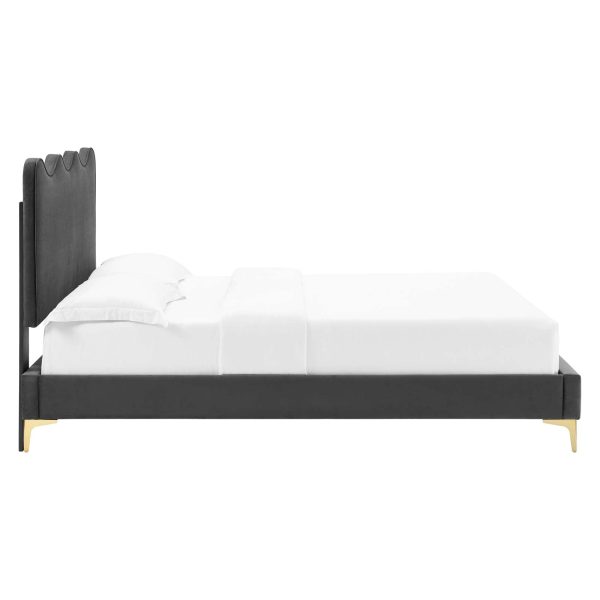 Current Performance Velvet Twin Platform Bed By Modway - MOD-6727 Online now - Image 5
