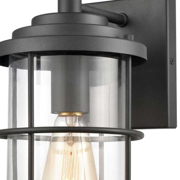 Coastal Farm 13   High 1-Light Outdoor Sconce - Charcoal By ELK Sale - Image 3