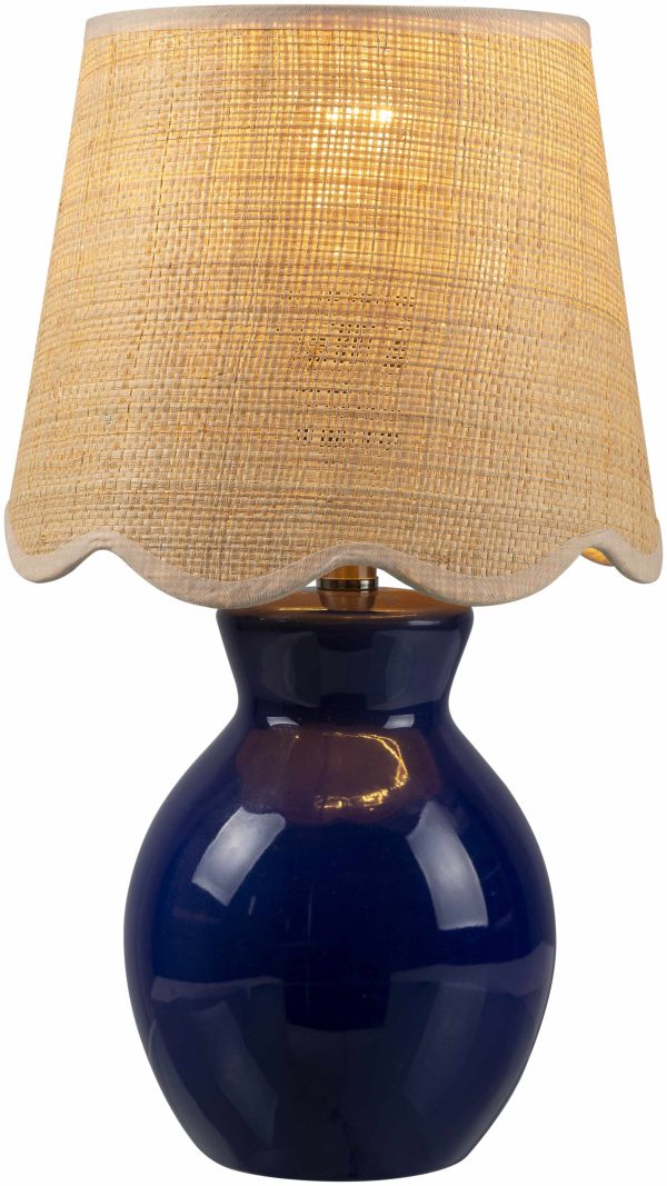 Salgareda Navy Rattan Table Lamp Sale - Image 3